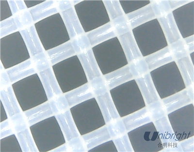 油墨丝印网板洗濯后43T白网在500倍显微镜的图示02.jpg